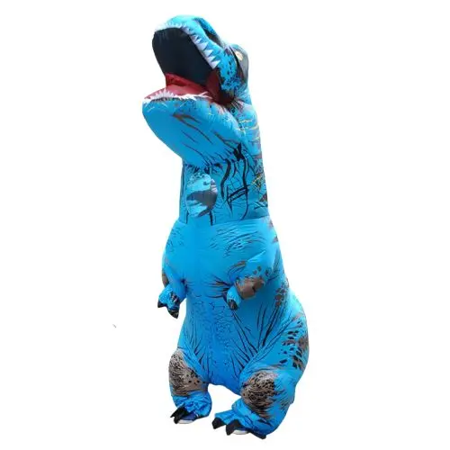 Costume Dinosaure <br> T-Rex Bleu