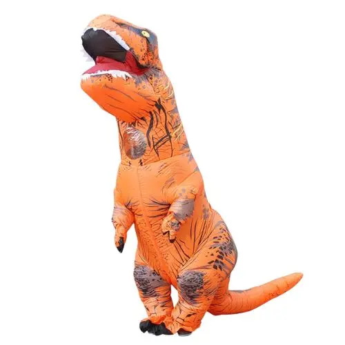 Costume Dinosaure <br> T-Rex Orange Réaliste