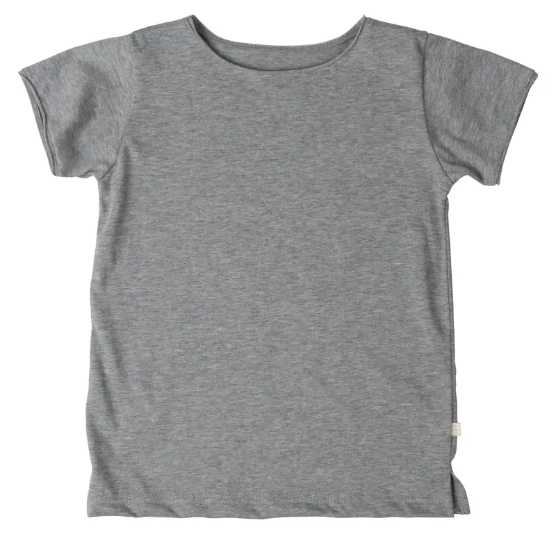 Cotton Lin T-Shirt - Grey - 12m-12y