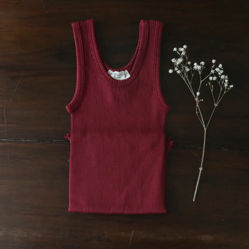 Cotton & Silk Billund Top - Berry - 2-6y