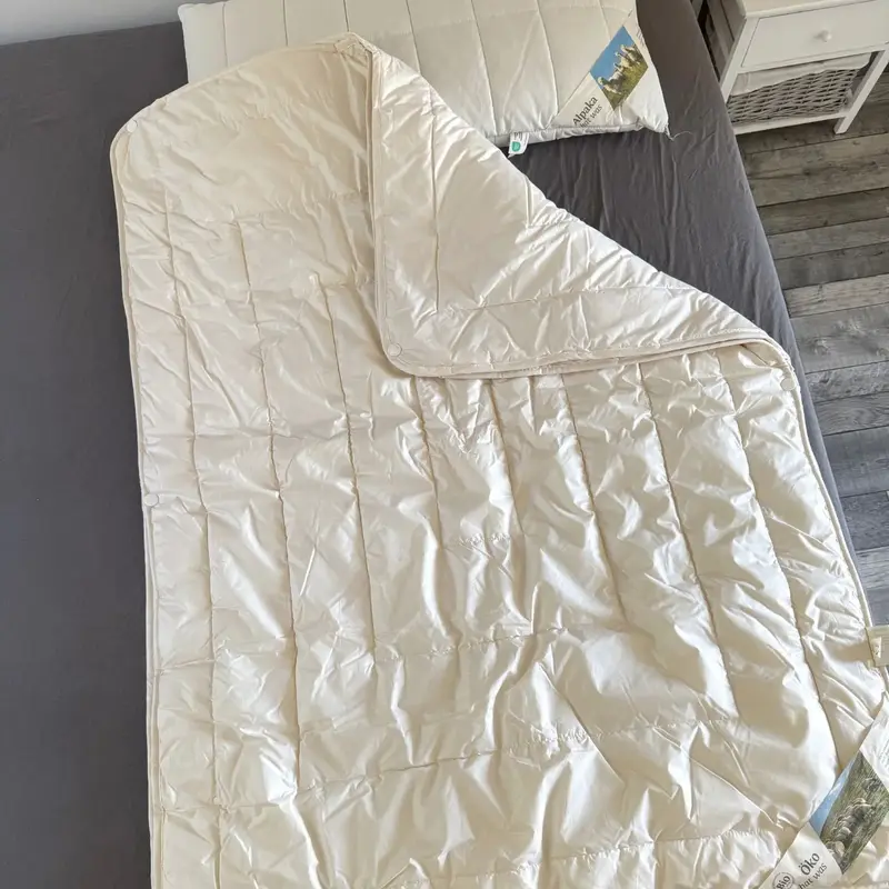 Couette enfant 4 saisons en laine vierge bio Sassoupi 100x135 cm