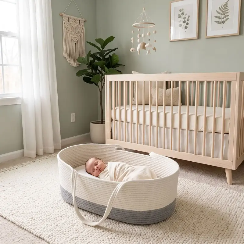 Couffin bébé | Nomade en Coton