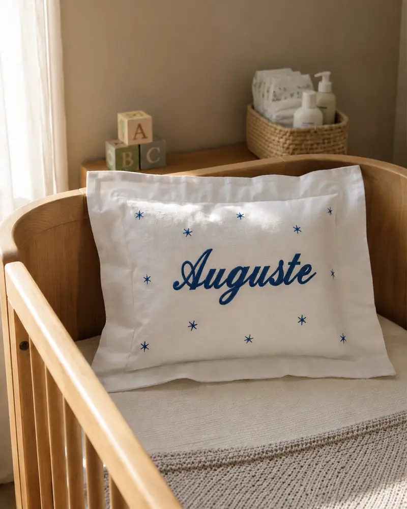 Coussin blanc à personnaliser