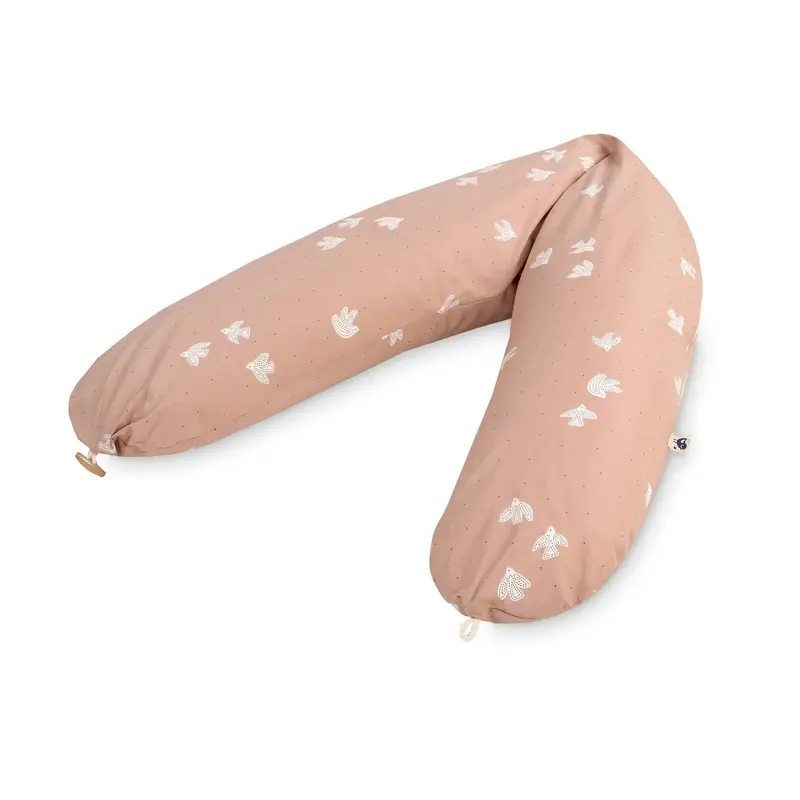Coussin d’allaitement en coton biologique polyvalent – grossesse et maternité birdy