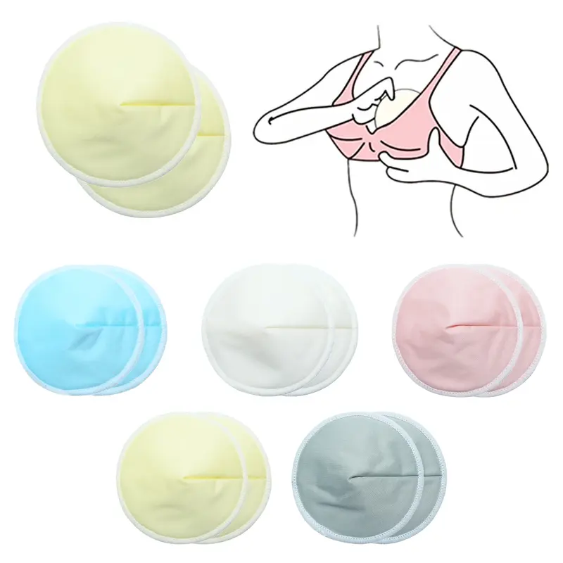 Coussinets d'Allaitement Lavables en Bambou Biologique - Lot de 2