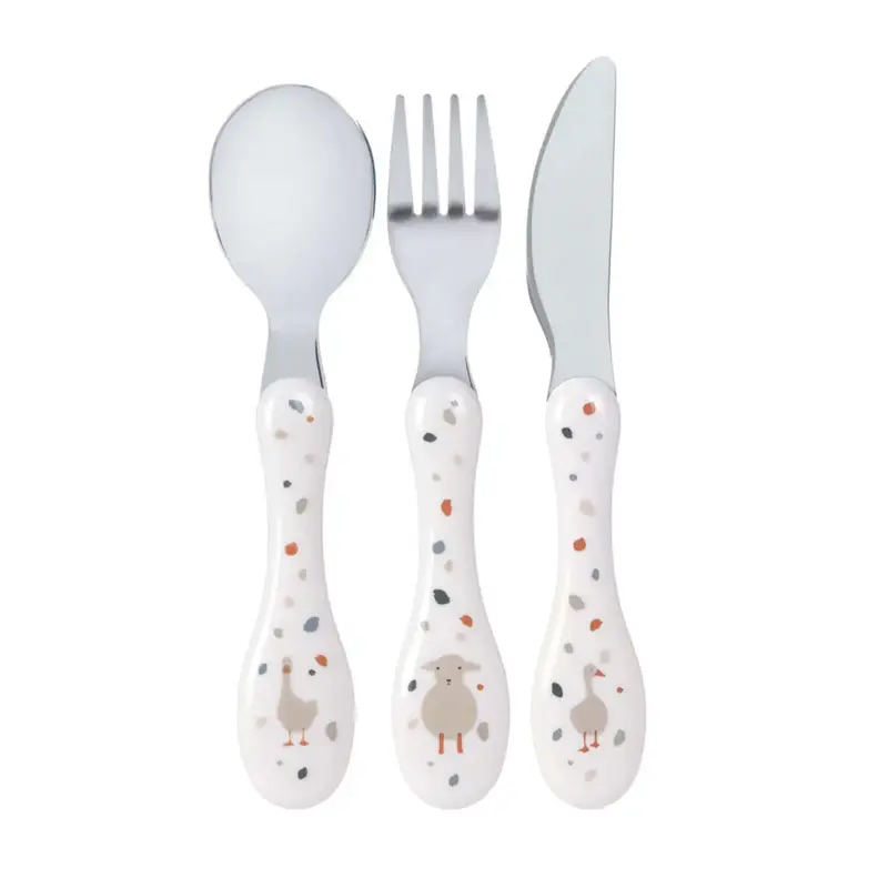 Couverts enfants en inox Lassig - Tiny farmer