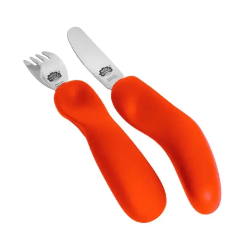 Couverts pour les enfants + 3 ans Nana's Manners - Orange