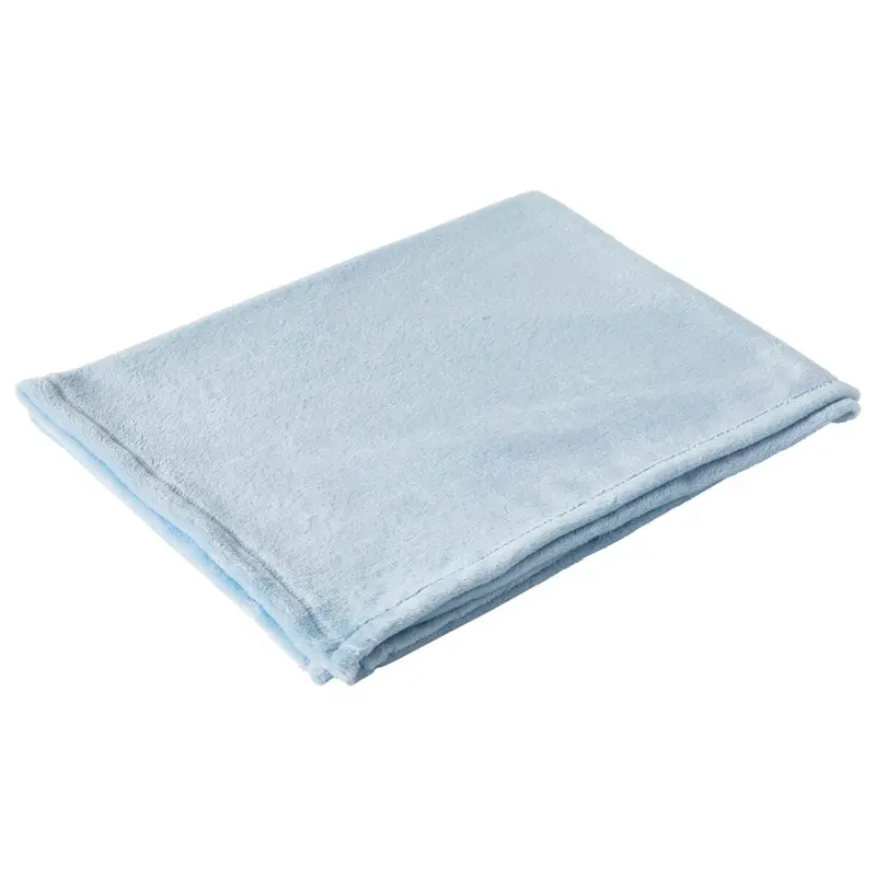 Couverture bébé 75x100 cm Bleu - Couverture pour bébé naissance douce