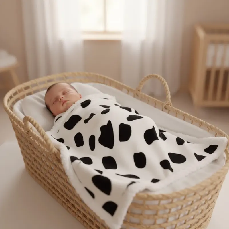COUVERTURE BEBE CHAUDE | Flanelle Réversible