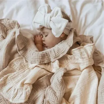 Couverture bébé | Gaze et Volants