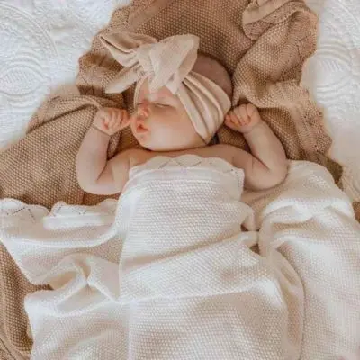 COUVERTURE BEBE | Maille d'Amour