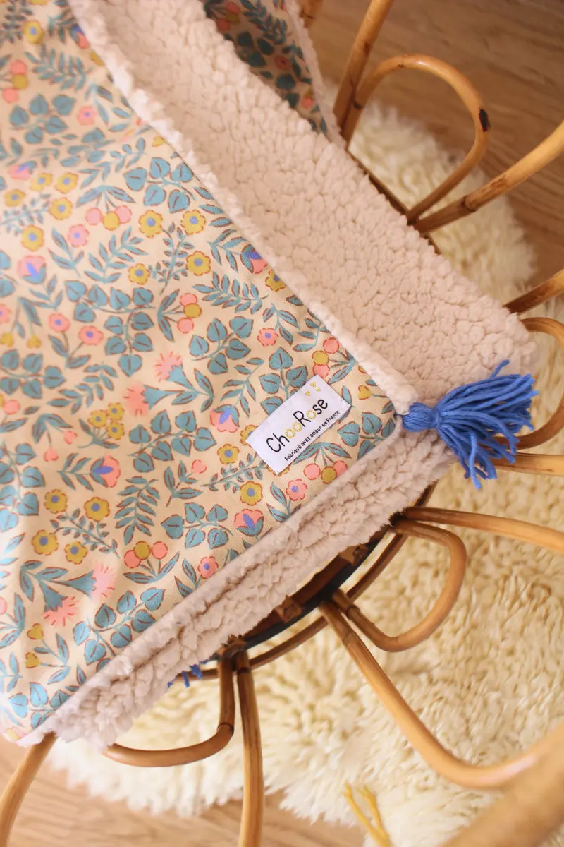 Couverture bébé Oeko-tex personnalisable