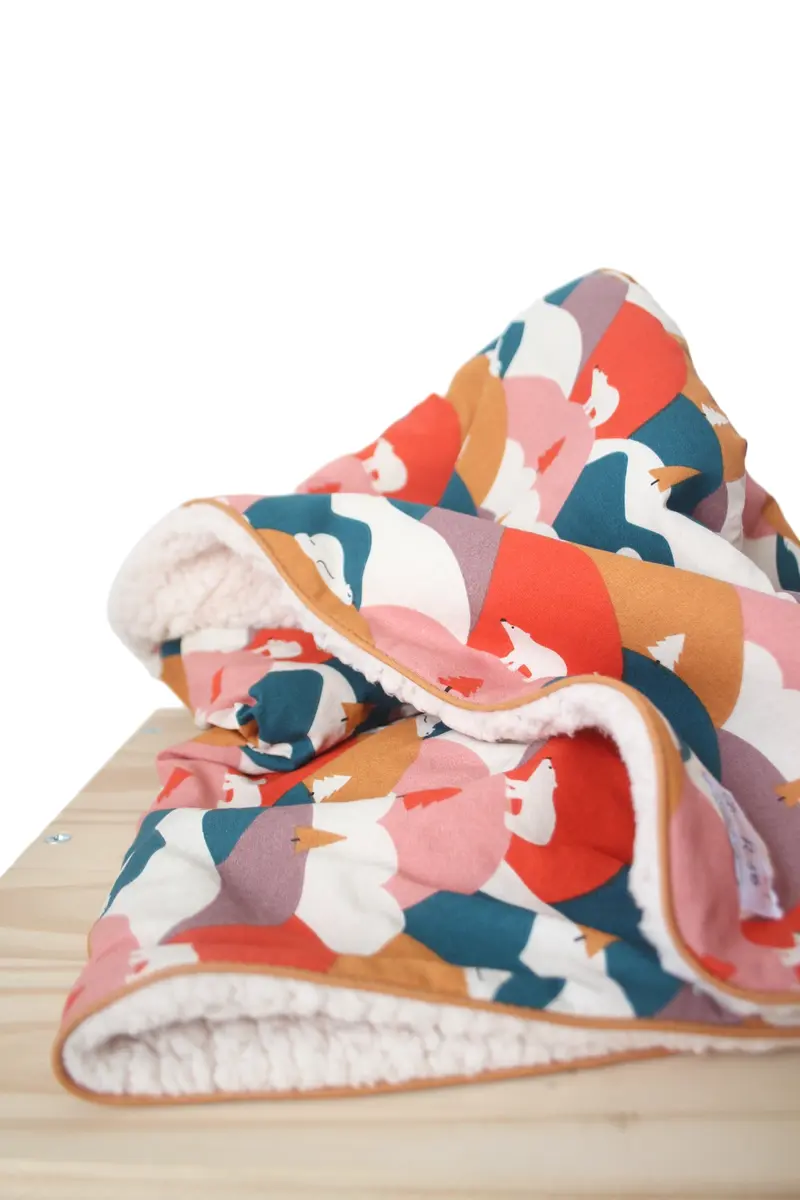 Couverture bébé - plaid fourrure