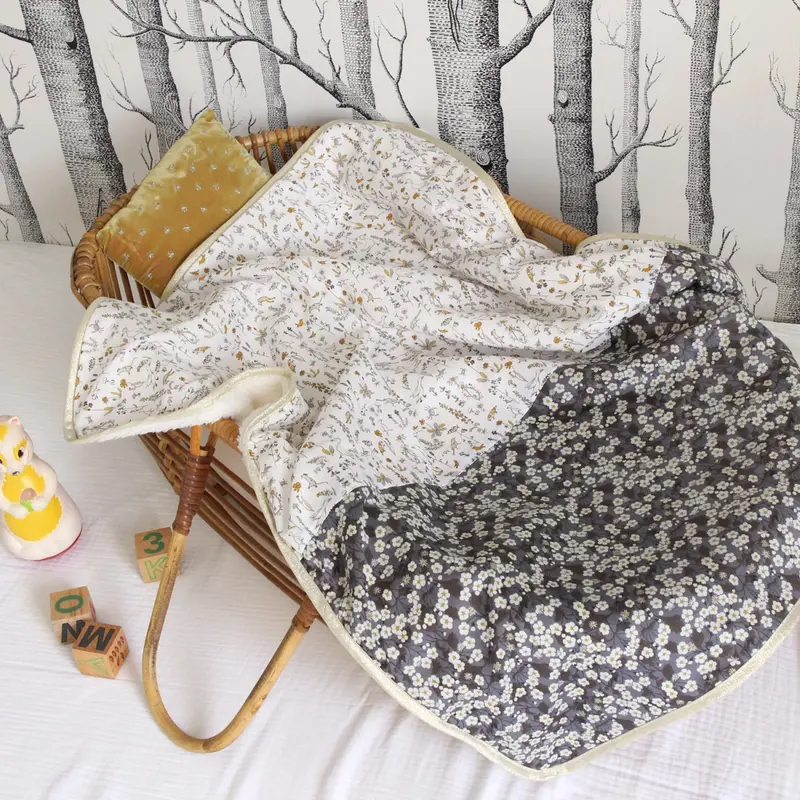Couverture bébé polaire Liberty Camille