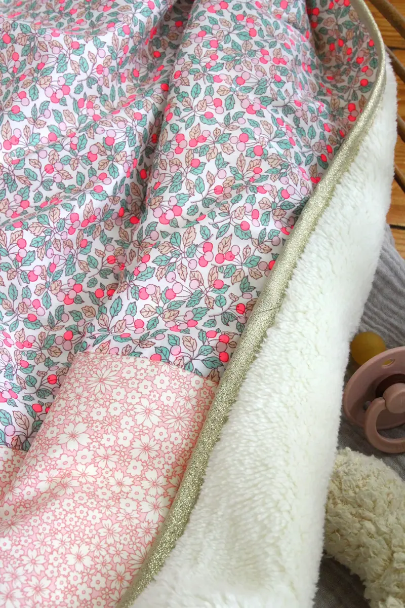 Couverture bébé polaire Liberty Nina
