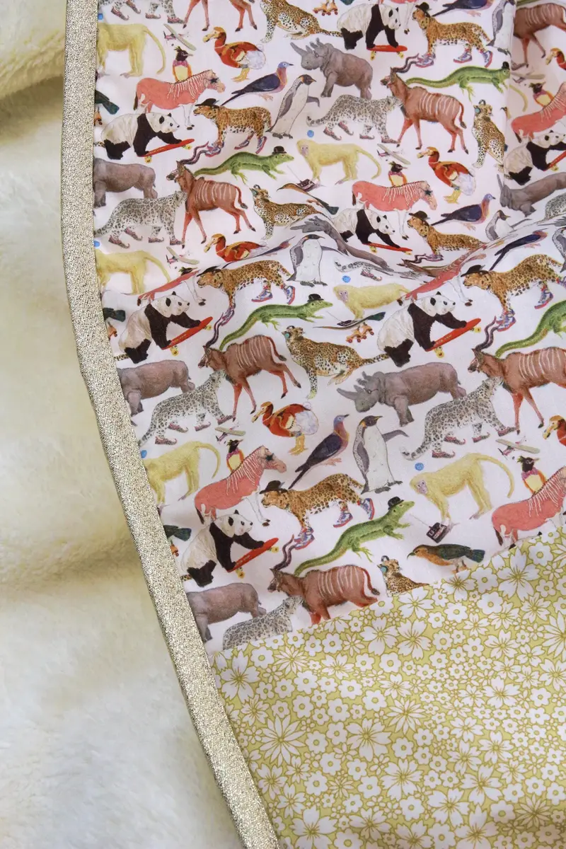 Couverture bébé polaire Liberty Victor