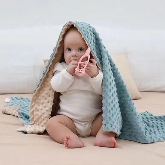 COUVERTURE BEBE REVERSIBLE - DouceBulle