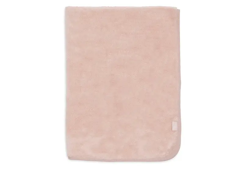 Couverture Berceau 75x100cm Basic Jersey/Sherpa silk rose- JOLLEIN
