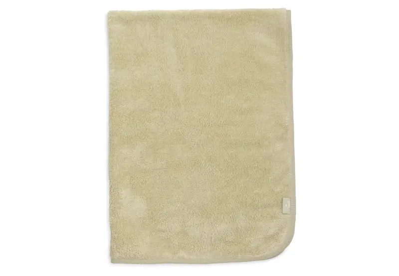 Couverture Berceau 75x100cm Basic Jersey/Sherpa soft matcha- JOLLEIN