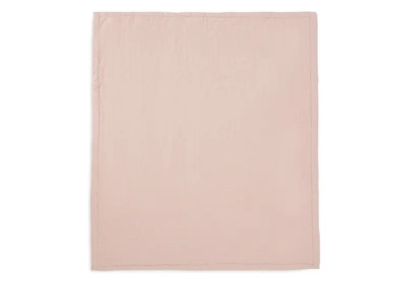 Couverture Berceau Gaze De Coton 75x100cm Jacquard Wild Rose - JOLLEIN