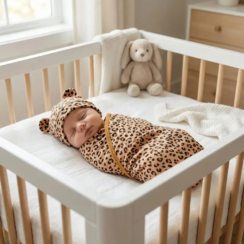 Couverture d Emmaillotage Animaux│ CoconSafari
