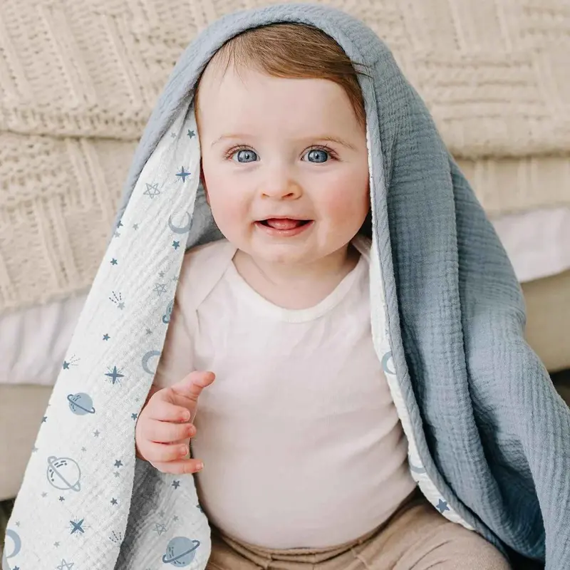 COUVERTURE DOUCE BEBE | Coton Bio Premium