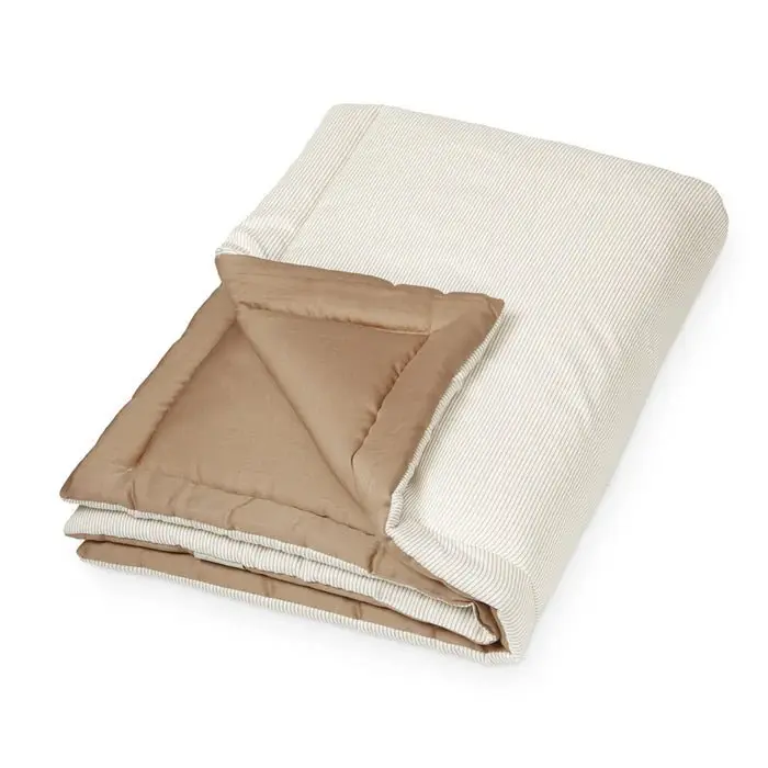 Couverture Douce - Ocs Classic Rayures Camel