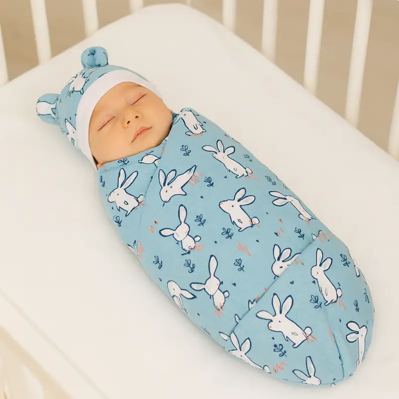 Couverture emmaillotage bébé | DouceurApaisante