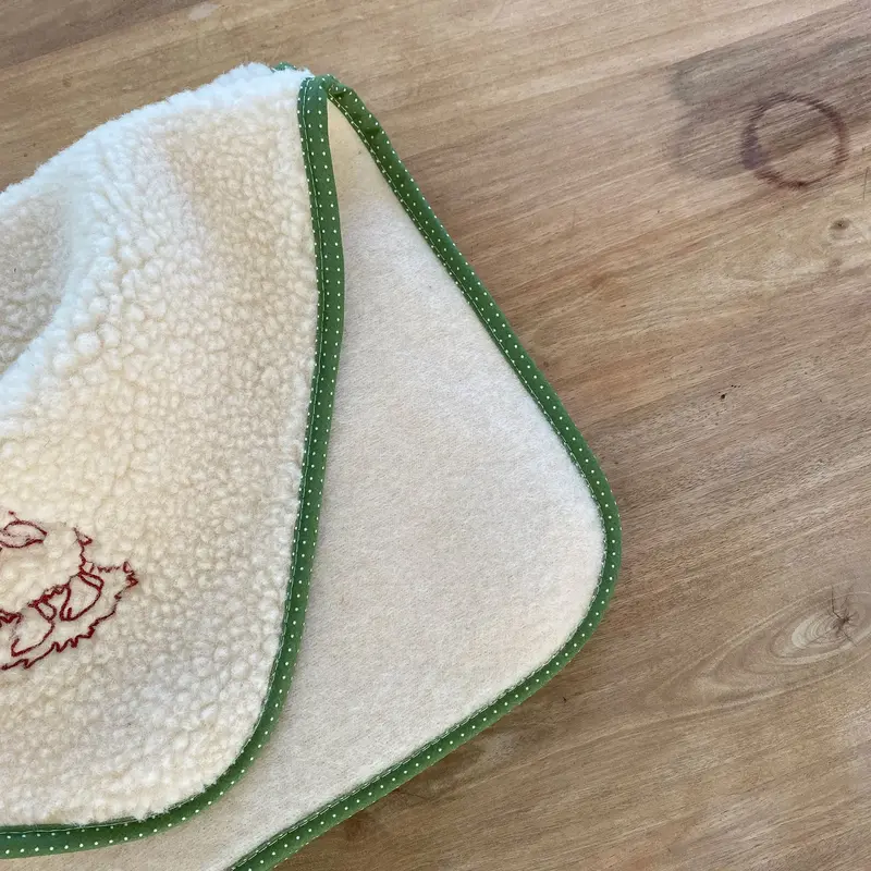 Couverture en laine vierge pour bébé Sassoupi