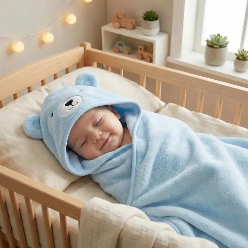 COUVERTURE ENVELOPPANTE BEBE | Coton Douceur