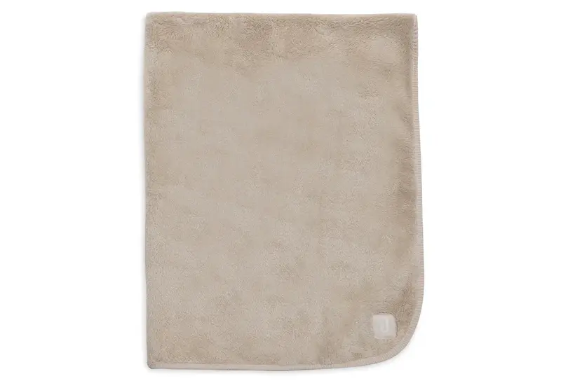 Couverture Lit Bébé 100x150cm Basic Jersey/Sherpa - Warm Sand - JOLLEIN