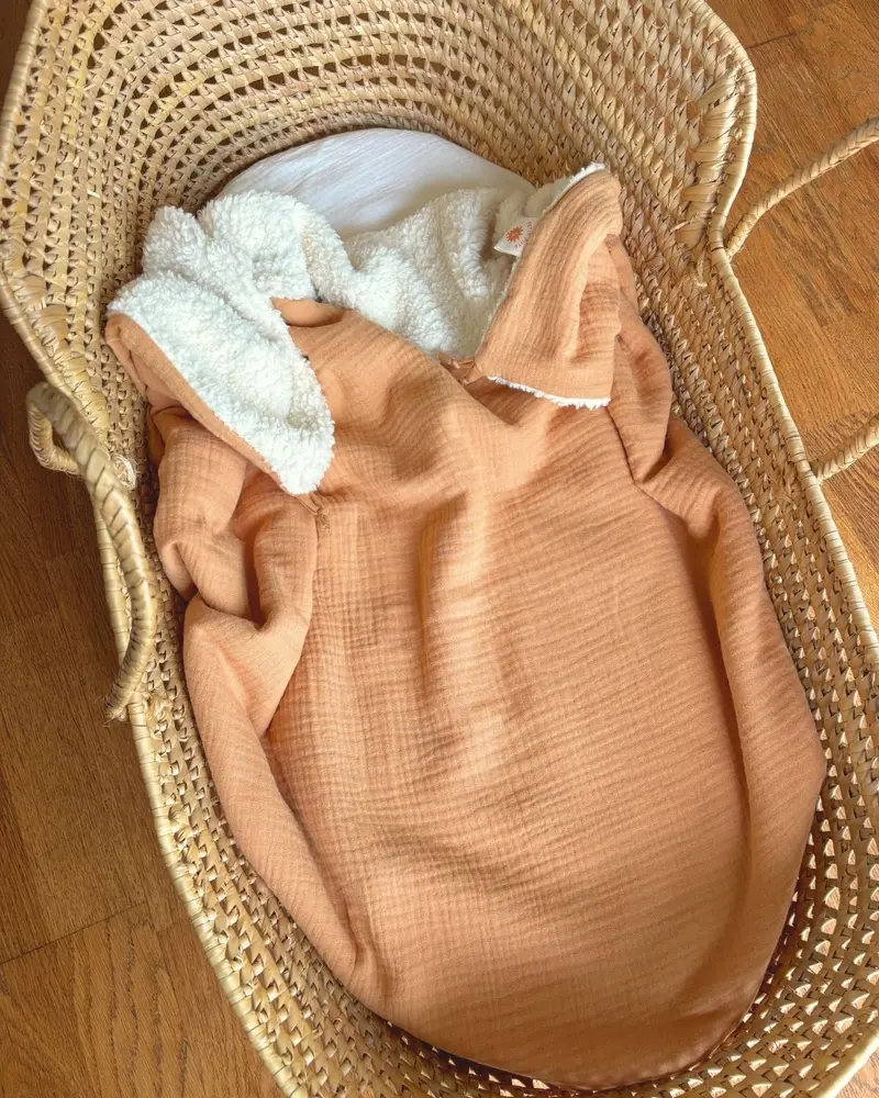Couverture naissance chaude - Coton