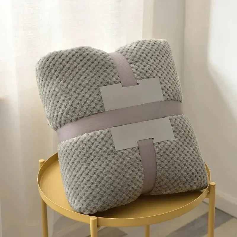 Couverture polaire douce pour bébé sans ruban
