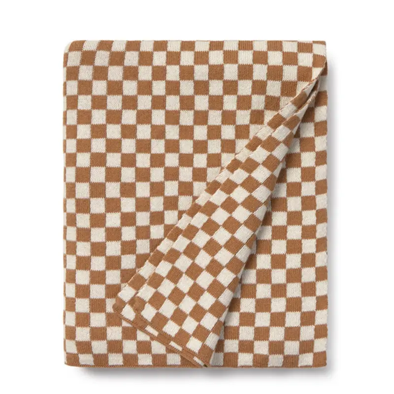 Couverture Tricoté - Carrelage Caramel