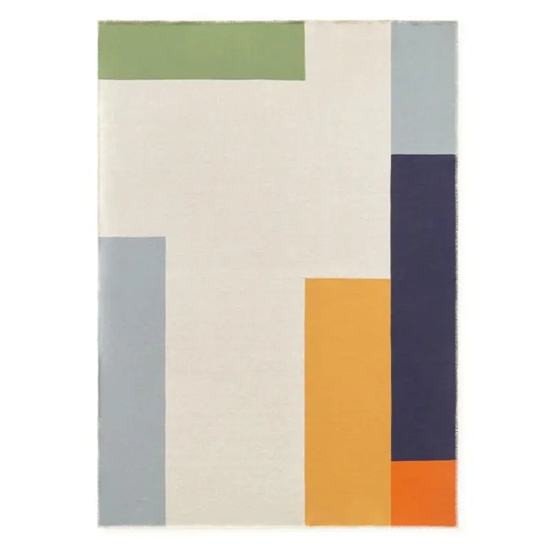 Couverture Tricotée Color Composition 130 X 180 Cm
