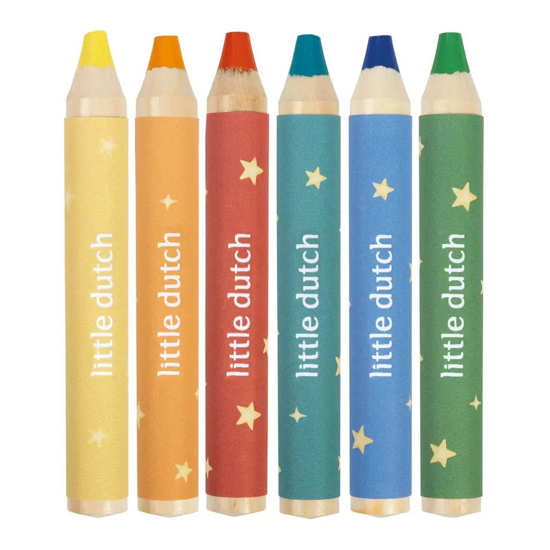 Crayons de couleur en bois - Jim