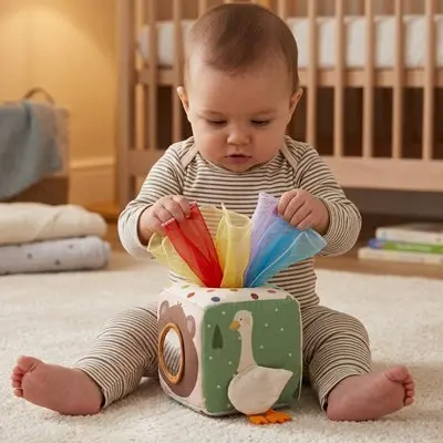 Cube bébé sensoriel | Jouet d'éveil dès 6 mois
