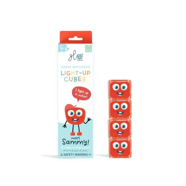 Cubes lumineux sammy rouge - GLO PALS
