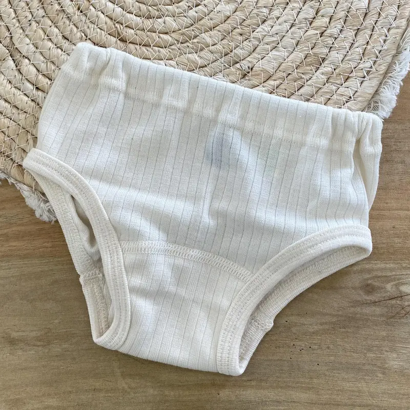 Culotte enfant en laine, soie et coton bio cosilana - Naturel