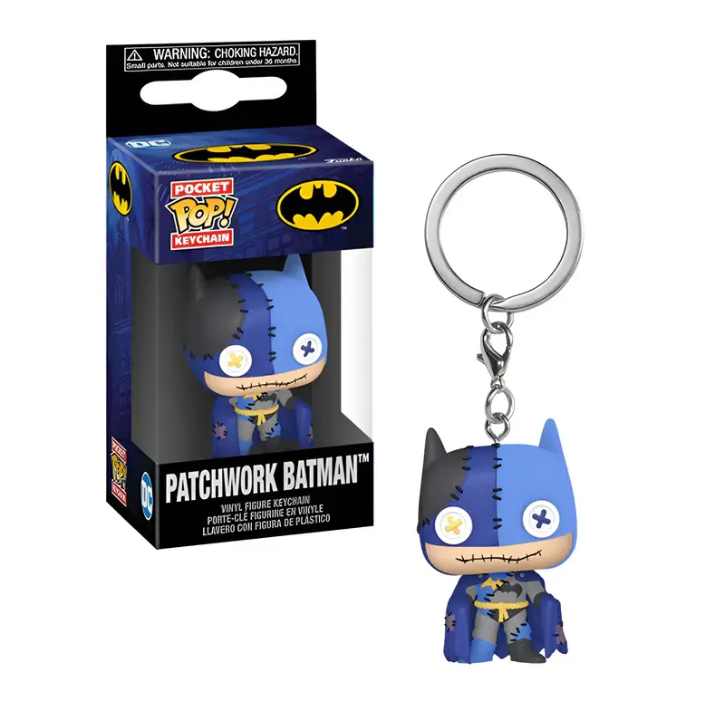 DC Patchwork - Porte-clés Batman- Pocket Pop Keychain
