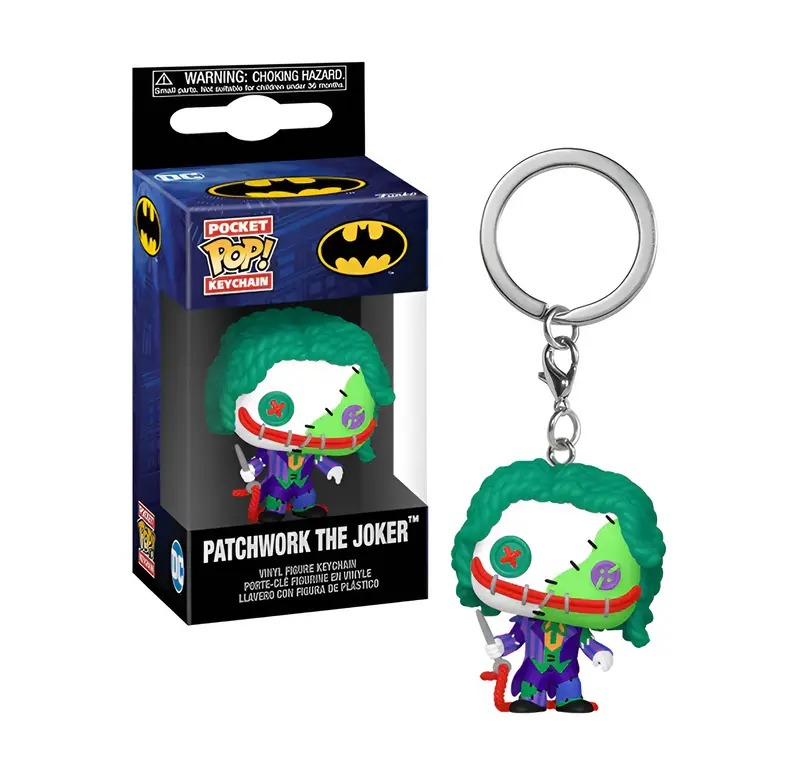 DC Patchwork - Porte-clés Joker - Pocket Pop Keychain