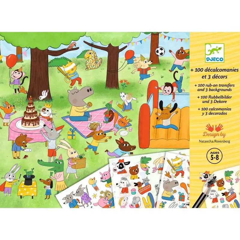 Décalcomanies c'est la fete - DJECO