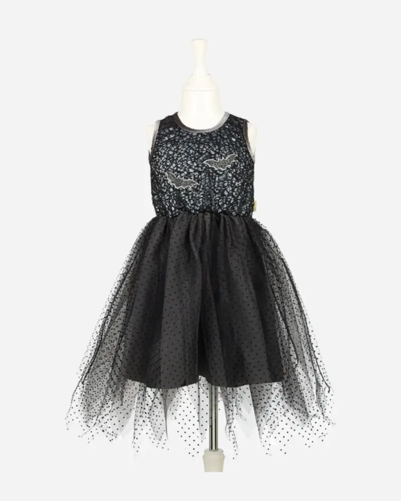Déguisement sorcière Andie en tulle noire 3-4 ans