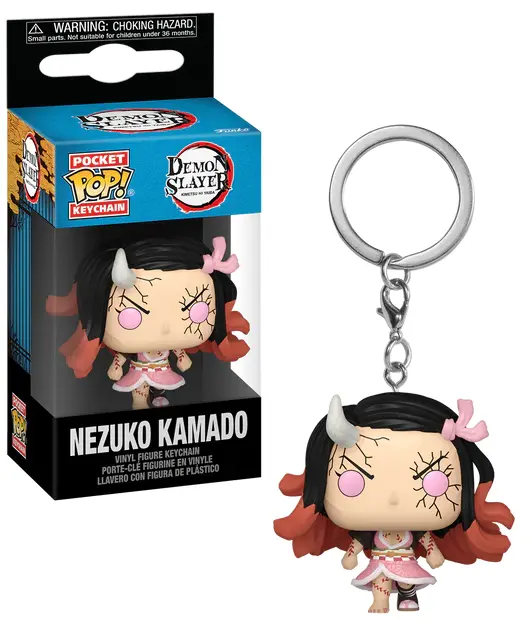 Demon Slayer - Porte-clés Nezuko Kamado Forme Démoniaque - Pocket Pop Keychain