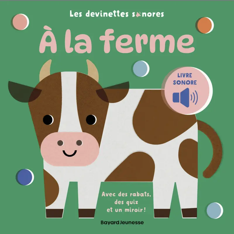 Devinettes sonores à la ferme – Livre interactif pour enfants dès 2 ans - Livre