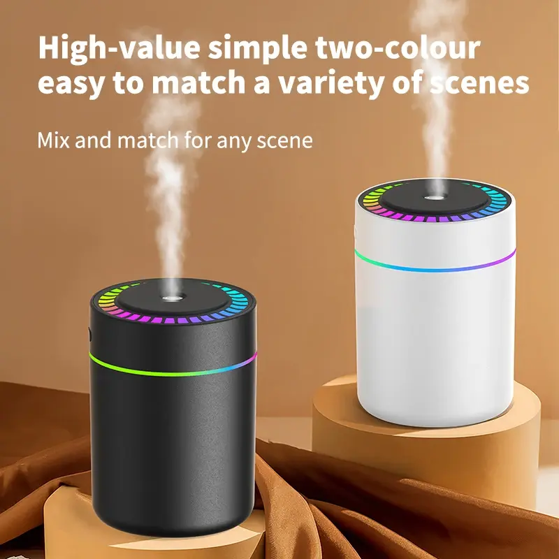 Diffuseur Aromathérapie 180ml Mybooni | Humidificateur LED 7 Couleurs USB