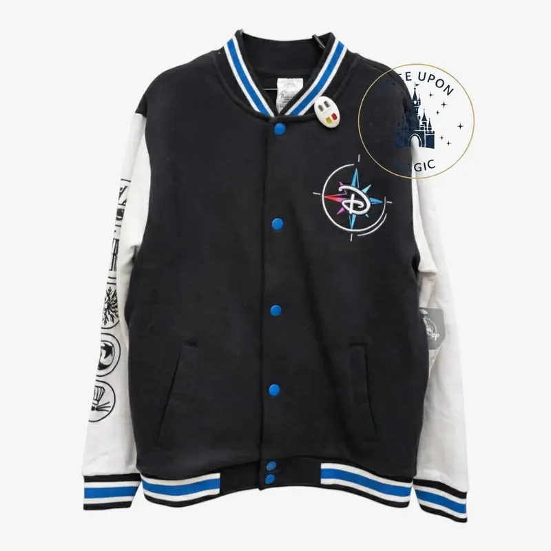 Disney Adventure World – Veste Teddy Varsity Enfant | Exclusivité Disneyland Paris