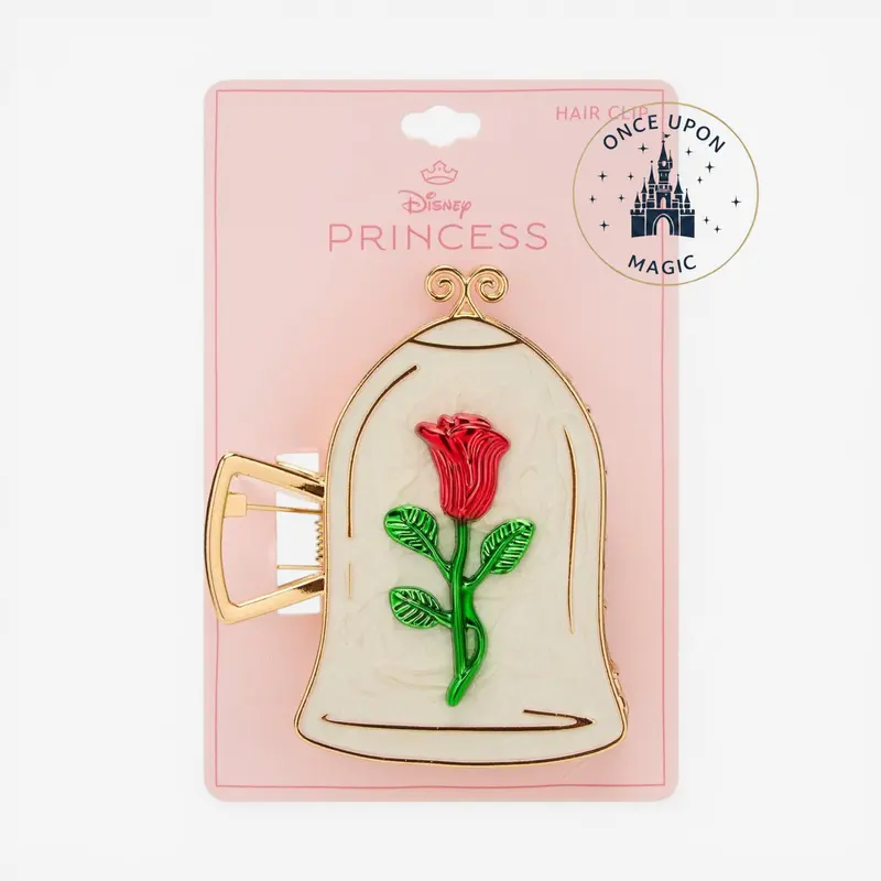 Disney La Belle et la Bête – Pince à Cheveux Rose Enchantée - Import US
