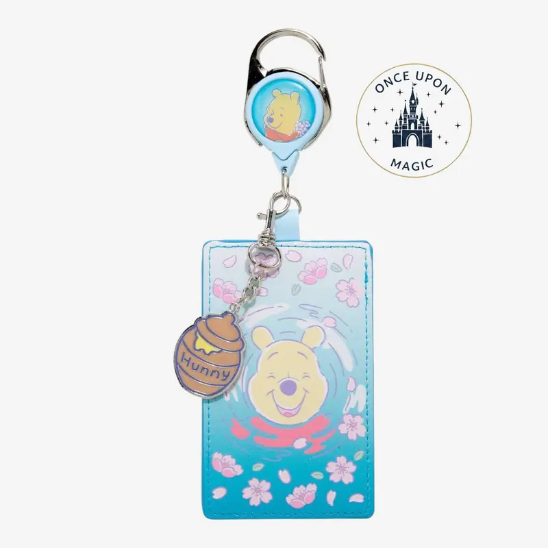 Disney Lanyard Rétractable Winnie l’Ourson Sakura avec Charm – Import US