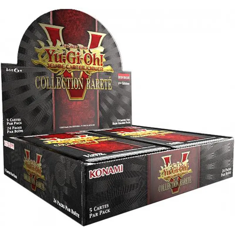 DISPLAY YU-GI-OH! RARITY COLLECTION 5 – 24 BOOSTERS (ÉDITION 100% FOIL)